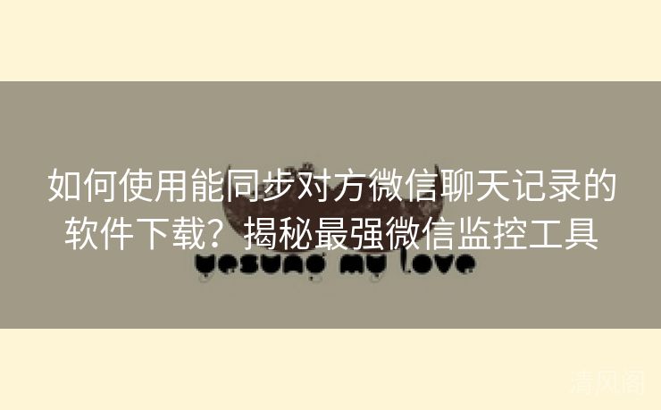 如何运用能同步对方微信聊天记录应用下载？揭秘最大层次微信监控工具  第2张