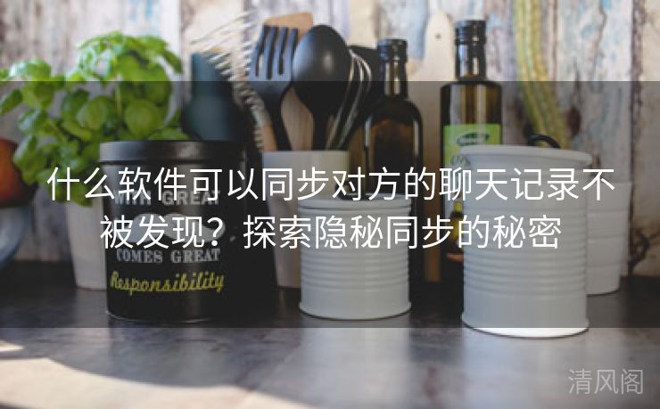 什么应用可以同步对方聊天记录不被发现？探索隐秘同步秘密  第2张