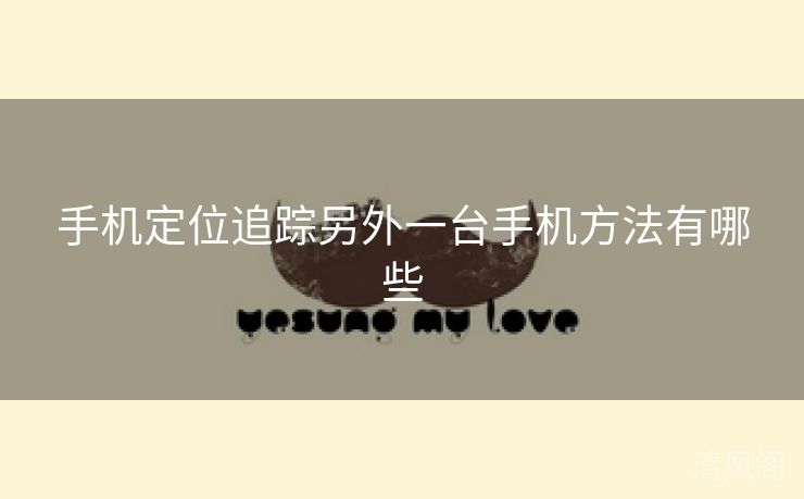 手机定位追踪另外一台手机方法有哪些  第3张