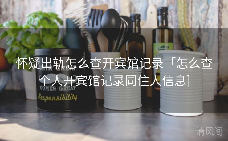 怀疑出轨怎么查开宾馆记录「怎么查个人开宾馆记录同住人信息〕  第3张