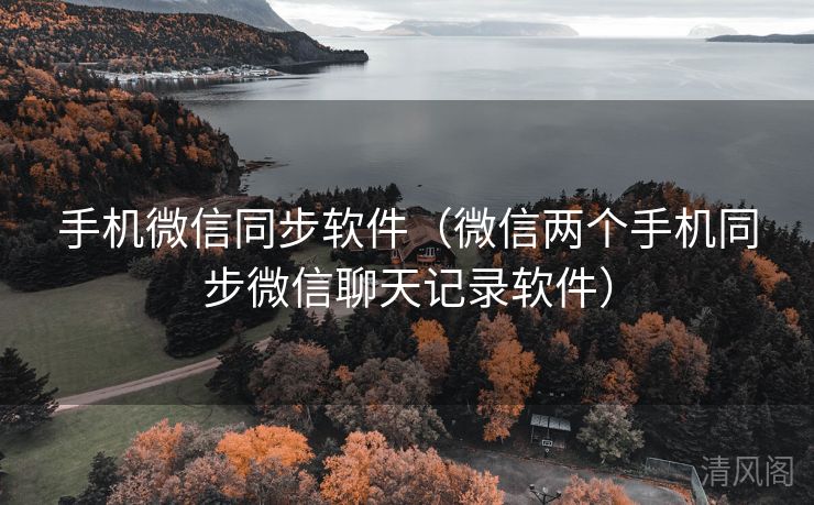 手机微信同步应用〔微信两个手机同步微信聊天记录应用〕  第1张